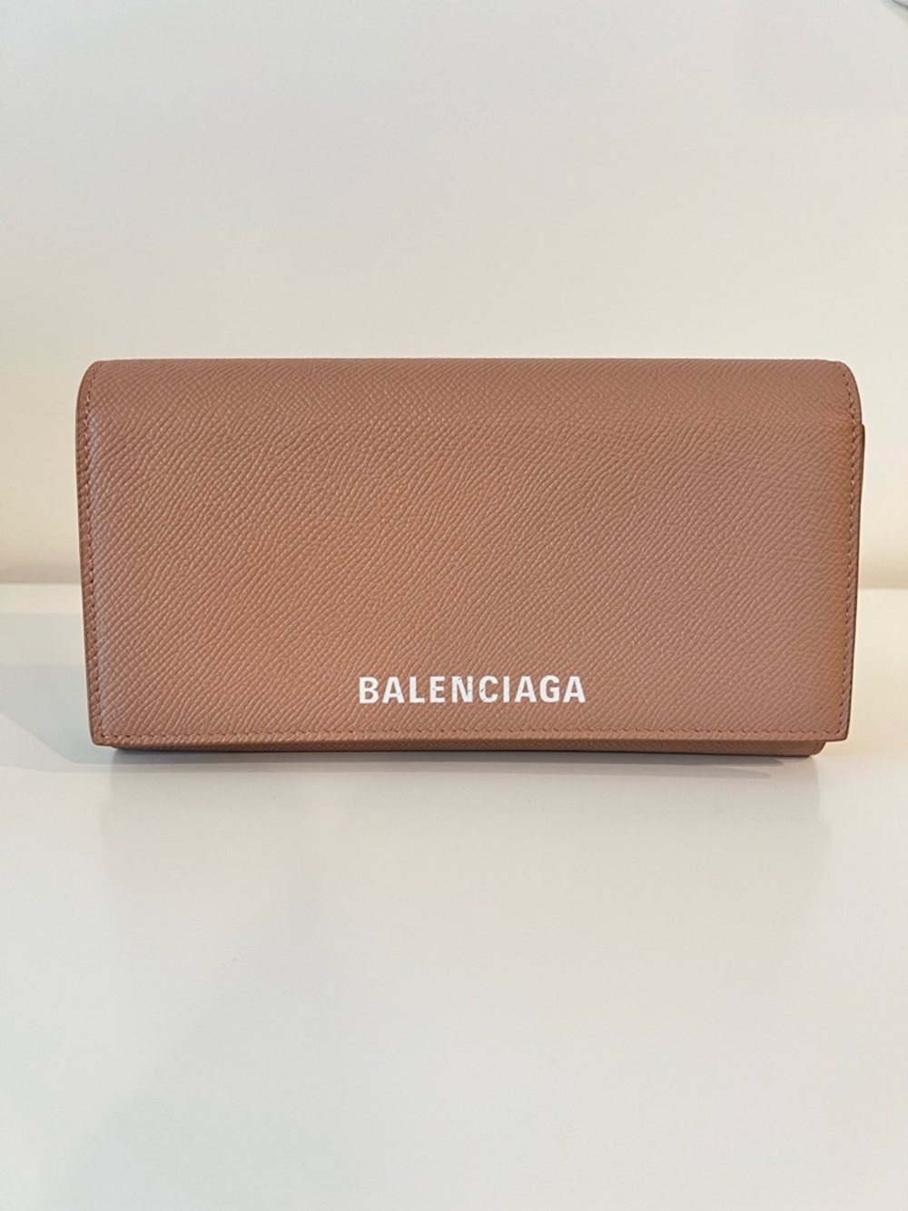 Balenciaga Leather Wallet on chain Authentic
